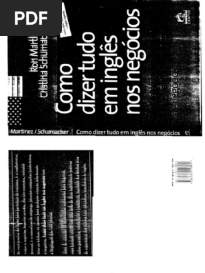 O Dizer Tudo em Inglês Nos Negócios by SeCToR PDF | PDF