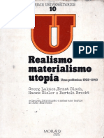 (Manuais Universitários) João Barrento - Realismo, Materialismo, Utopia. Uma Polêmica, 1935-1940-Moraes Editores (1978)