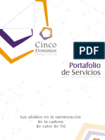 Brochure Cinco Dominios Portafolio de Servicios PDF
