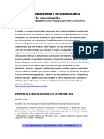 Aprendizaje Colaborativo y Tecnologías de La Información y La Comunicación