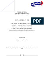 Primera Entrega - Proceso Estrategico I PDF