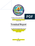 NLAC BSA Practicum Report at BIR RDO12