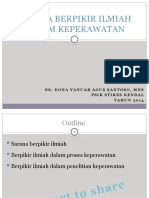 Sarana Berpikir Ilmiah Dalam Keperawatan