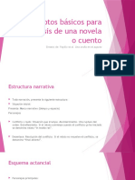 Conceptos Básicos para El Análisis de Una Novela