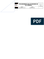 E-Sgi-St-P003. Procedimiento Actividades de Alto Riesgo