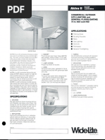 Wide-Lite Aktra II Commercial Outdoor Bulletin 1997