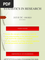 Statistics in Research, Step