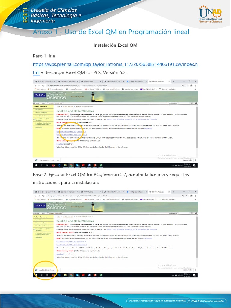 Uso de Excel QM en Programación Lineal | PDF | Informática