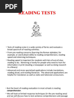 Reading Tests