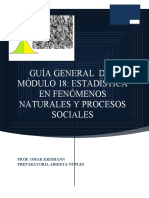 Guía General Del Módulo 18: Estadística en Fenómenos Naturales Y Procesos Sociales