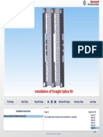 Install straight splice insulator sheet