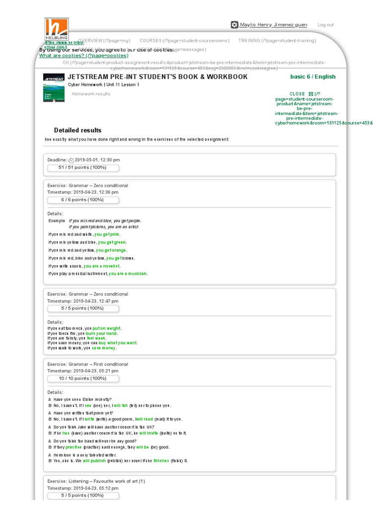 Unit 11 Lesson 1 Cyber Homework Results | PDF