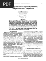 Design Optimization of High Voltage Bushing Using Electric Field Computations