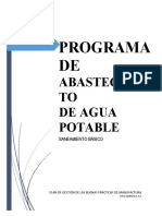 ANEXO 1. PGC-0101 ABASTECIMIENTO DE  AGUA POTABLE