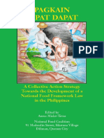Pagkain Sapat Dapat - A Collective Action Strategy Towards the Development of a National Food Framework Law in the Philippines