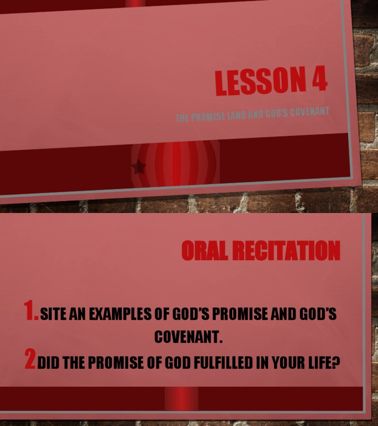 God's Promises and Covenants Explained | PDF