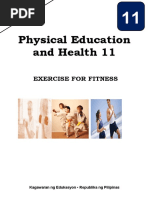 Physical Education and Health 11: Exercise For Fitness