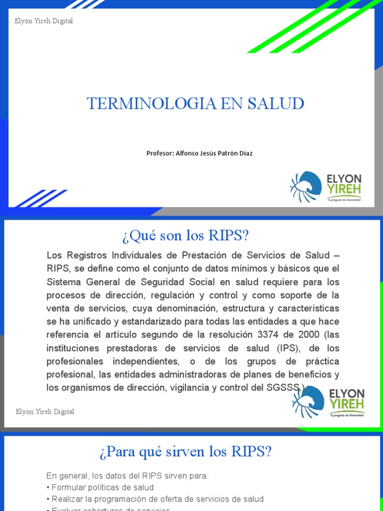 Guía sobre RIPS en Salud y su Utilidad | PDF | Archivo de computadora ...