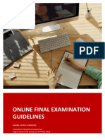 Attachment 1 ONLINE FINAL EXAMINATION GUIDELINES
