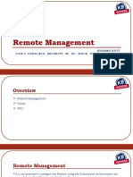 Remote Management: Khawar Butt Ccie # 12353 (R/S, Security, SP, DC, Voice, Storage & Ccde)