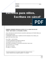 Escritura para Ninos Escritura en Carcel