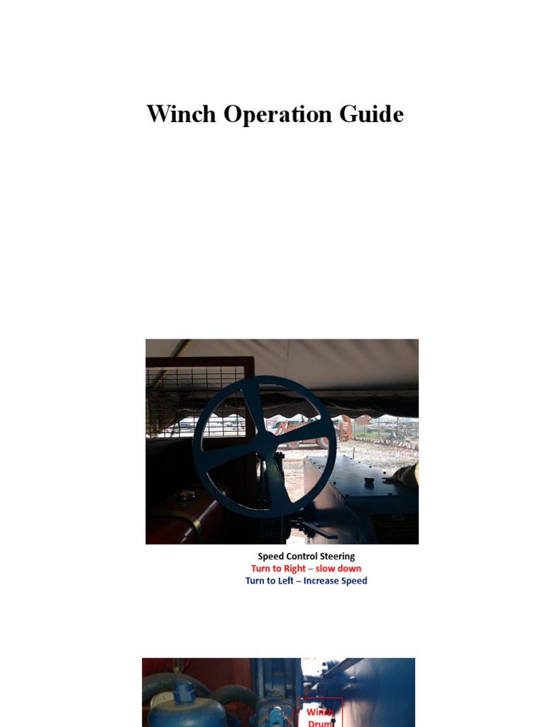 Winch Operation Procedure Guide | PDF