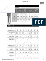 Uniqlo Size Chart Men Lengkap PDF