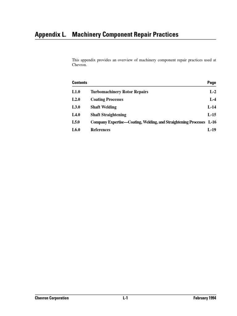 Machinery Repair Practices Guide | PDF | Friction | Metals