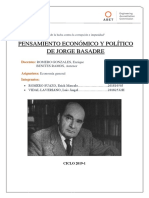 Pensamiento Ecnómico y Político de Jorge Basadre