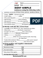 Present Simple Verbs Guide