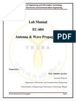 EC 604 Antenna Lab Manual