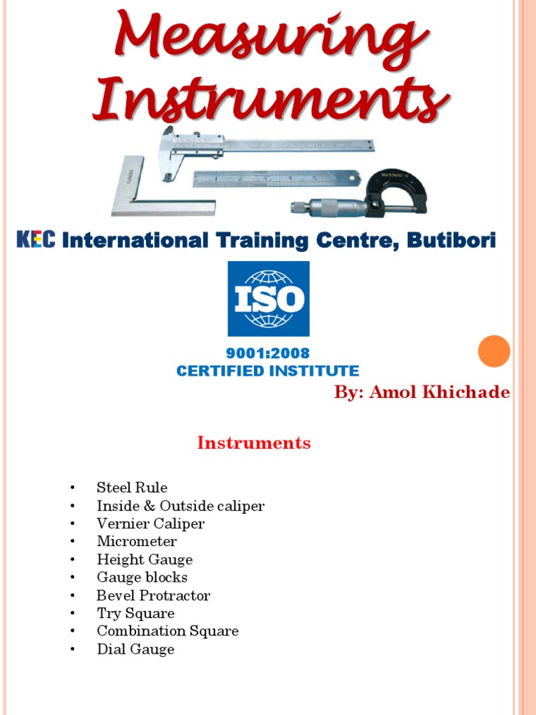 Measuringinstruments | PDF | Angle | Tools