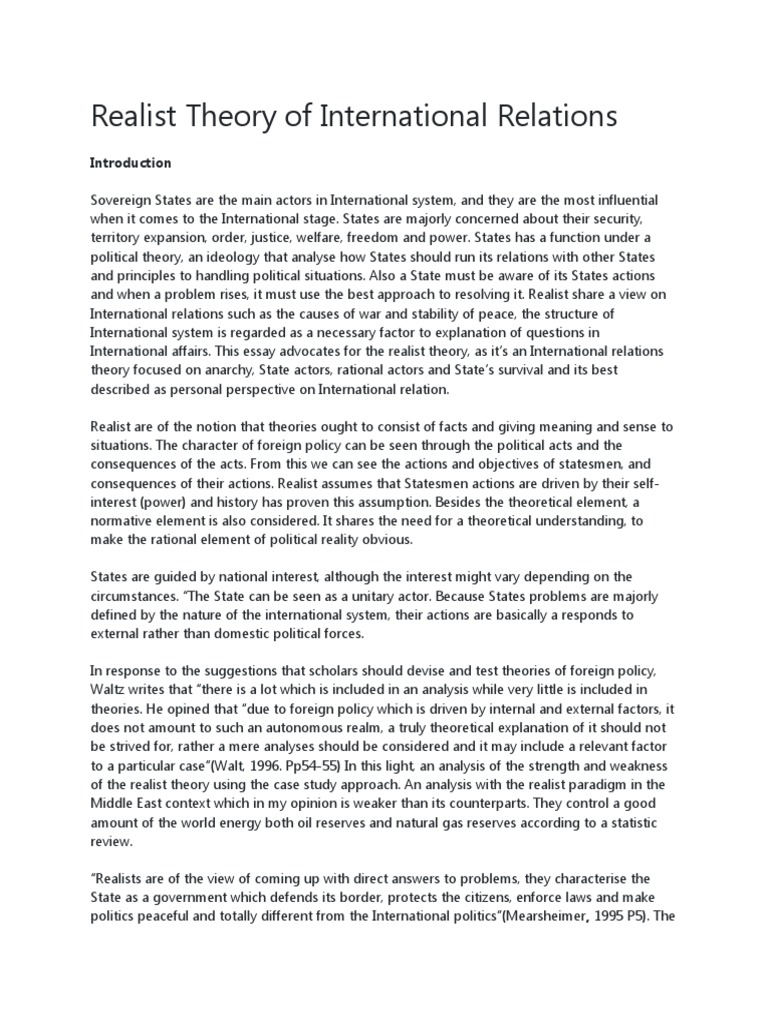 DEFINITION OF REALISM IN INTERNATIONAL RELATIONS PDF visual data 3