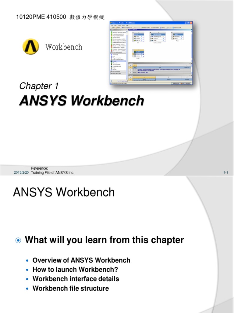 ANSYS Workbench Overview and Setup Guide | PDF | Directory (Computing ...