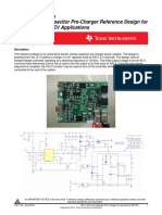 400 V DC Link Capacitor Pre-Charger Reference Design For Automotive HEV/EV Applications