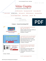 General Knowledge PDF Archives - Nitin Gupta