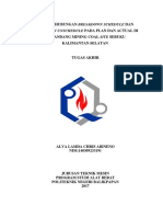 Analisa Hubungan Breakdown Schedule Dan Breakdown Unschedule Pada Plan Dan Actual Di Pt. Bandang Mining Coal Site Sebuku Kalimantan Selatan