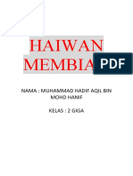 Buku Skrap Hadif Aqil-Pembiakan Haiwan