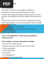 Time Management