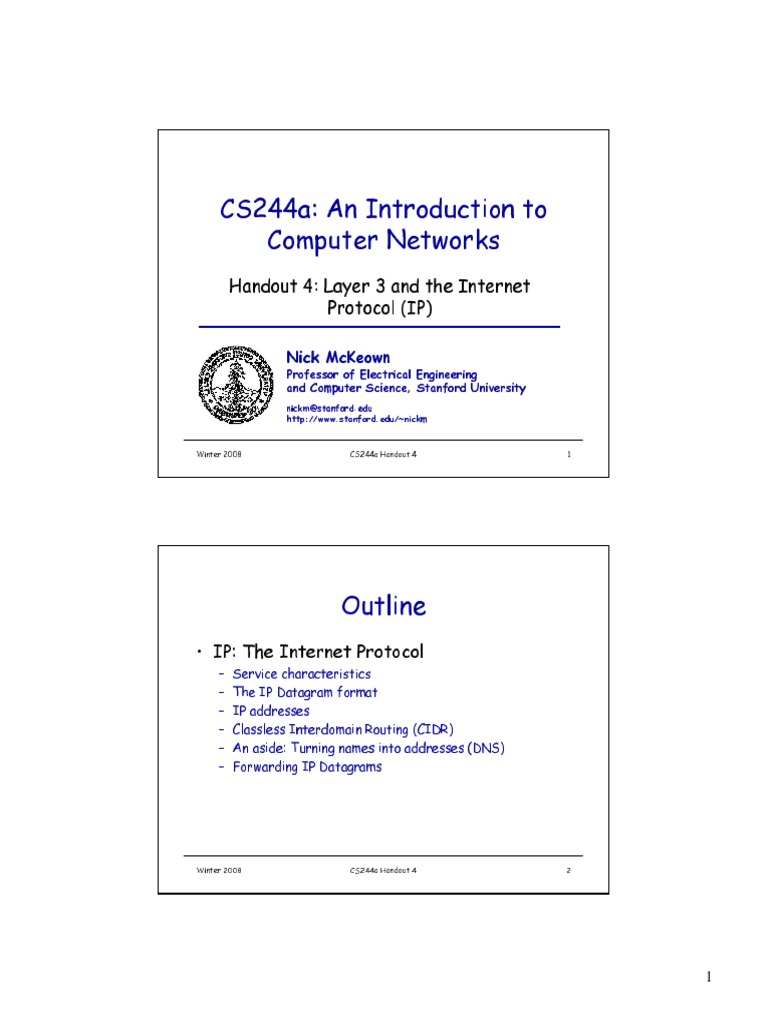 Copia de H4 IP 2008 | PDF | Internet Protocols | Internet Standards