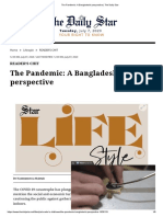 The Pandemic - A Bangladeshi Perspective