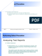 Objectives: Performing Defect Prevention