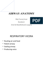 Airway-Anatomy: Maj Yuvraj Issar Resident Oral & Maxillofacial Surgery
