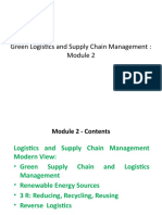 Green Logistics and Supply Chain Management