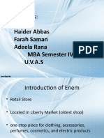 Presenters:: Haider Abbas Farah Saman Adeela Rana MBA Semester IV U.V.A.S