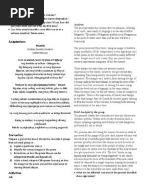 Poem analysis