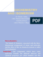 Stereochemistry and Isomerism