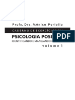 0 Caderno de Exercicios Em Psicologia Positiva Identificando e Manejando Crencas Dra Monica Portella PDF