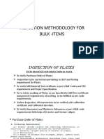 Inspection Methodology For Bulk - Items
