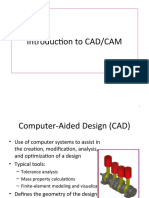 Introduction to Cadcam